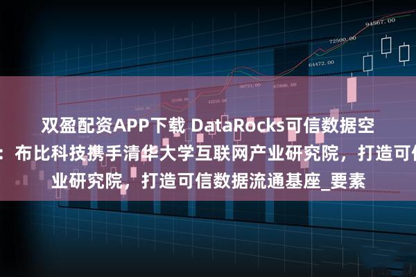 双盈配资APP下载 DataRocks可信数据空间产品解决方案发布：布比科技携手清华大学互联网产业研究院，打造可信数据流通基座_要素